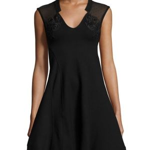 French Connection Marie Dot Mesh Dress
